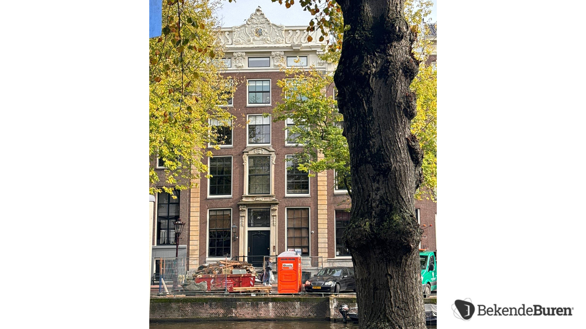 Lieke van Lexmond en Bas van Veggel kopen miljoenenpand aan de Keizersgracht in Amsterdam. Zie foto's 2