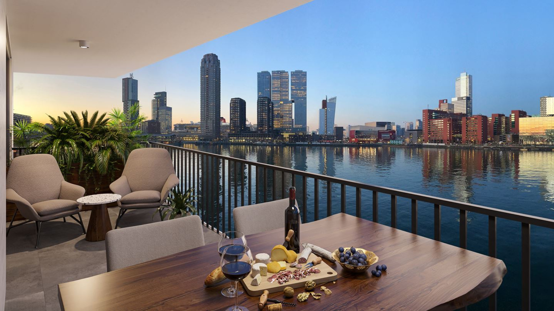 ZIEN: Feijenoord speler Mats Wieffer koopt dit luxe appartement in Rotterdam 5