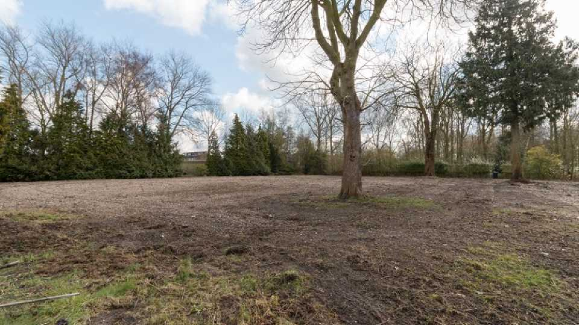 Hier zal het droompaleis van Lodewijk Hoekstra verrijzen. Zie foto's 4