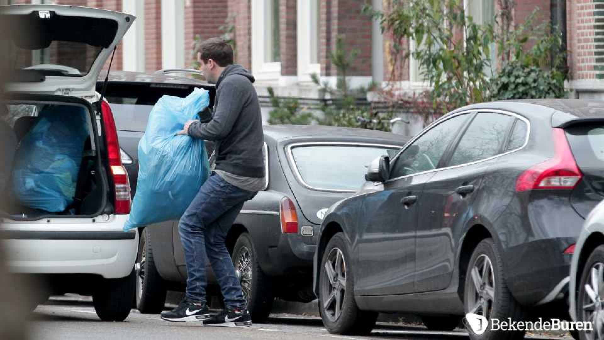 Ruben Nicolai druk met verhuizen naar nieuwe woning. Zie exclusieve foto's