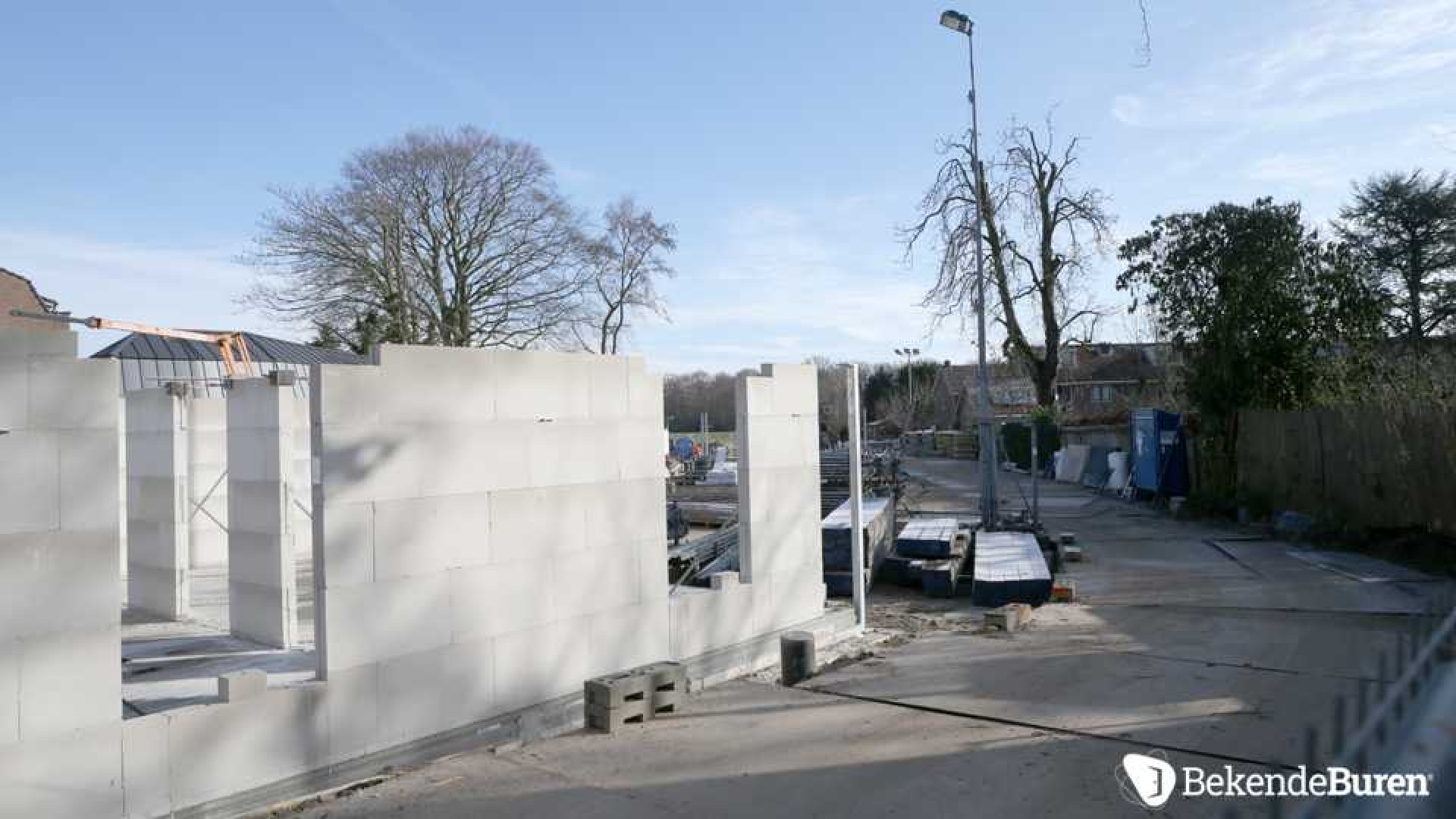 Eerste beelden van in aanbouw zijnde miljoenen villa Eva Jinek. Zie foto's 6