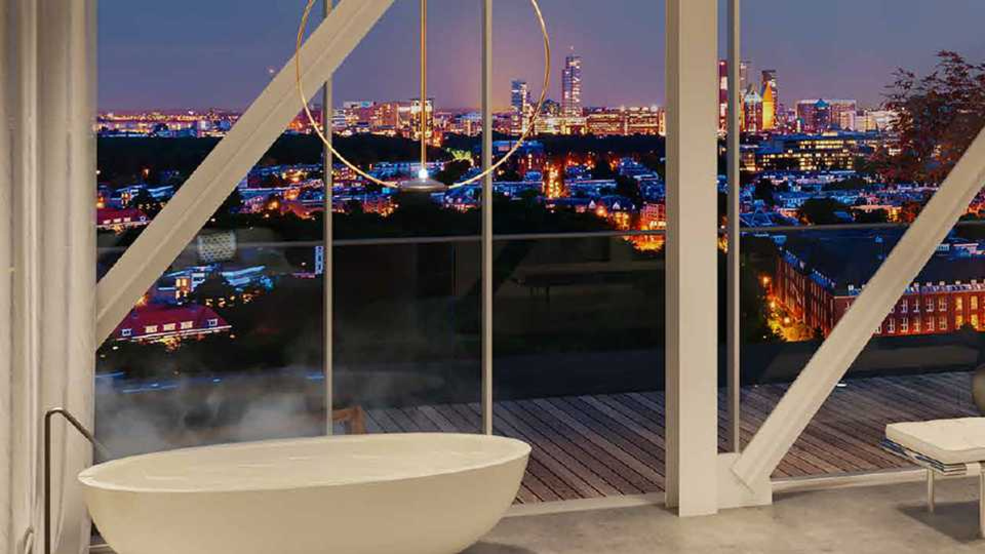 Zo mooi en luxe is het penthouse met adembenemend uitzicht van Freek Vonk. Zie foto's. 5