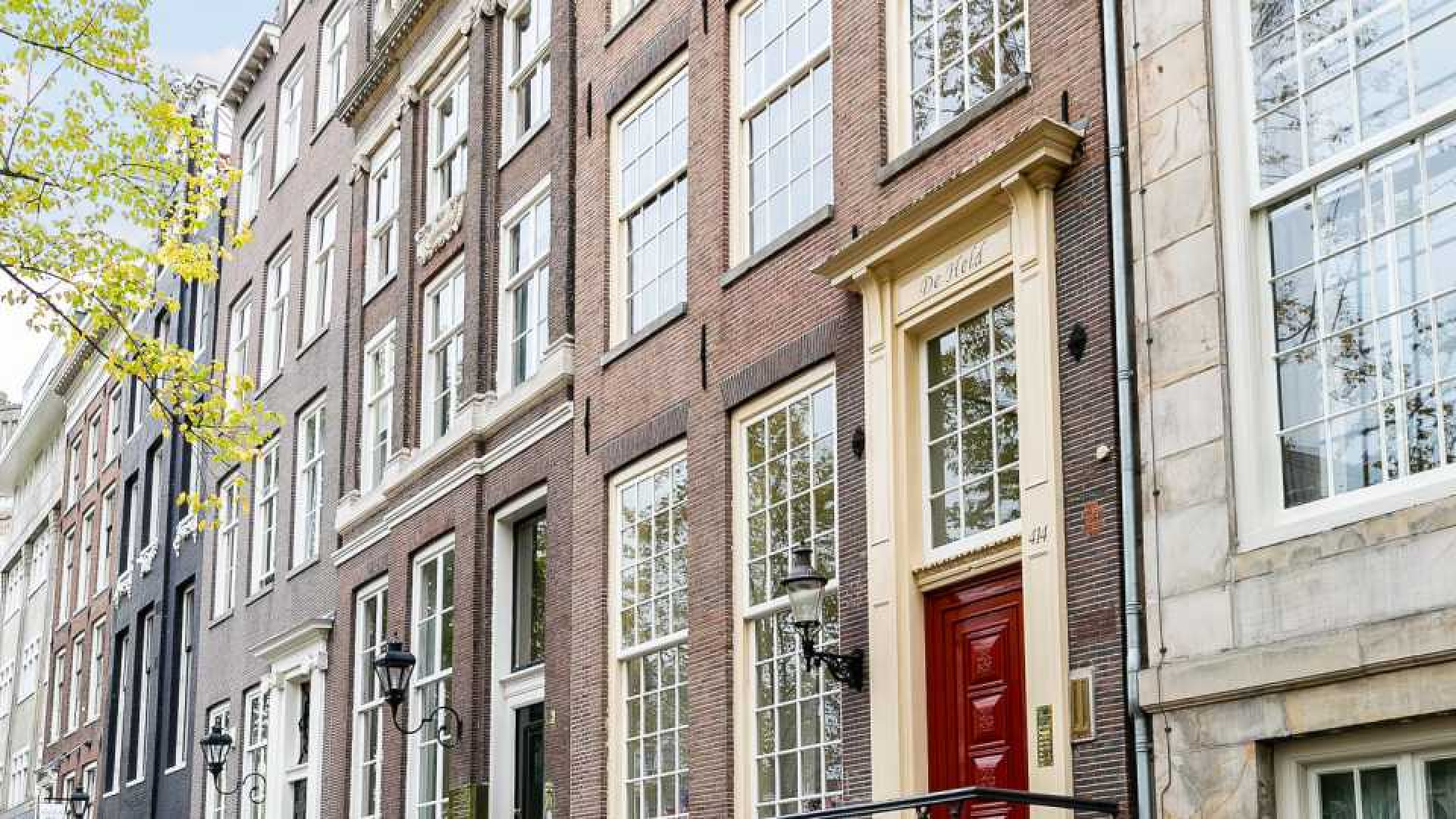 Sander Schimmelpenninck koopt luxe Amsterdamse grachten appartement. Zie foto's