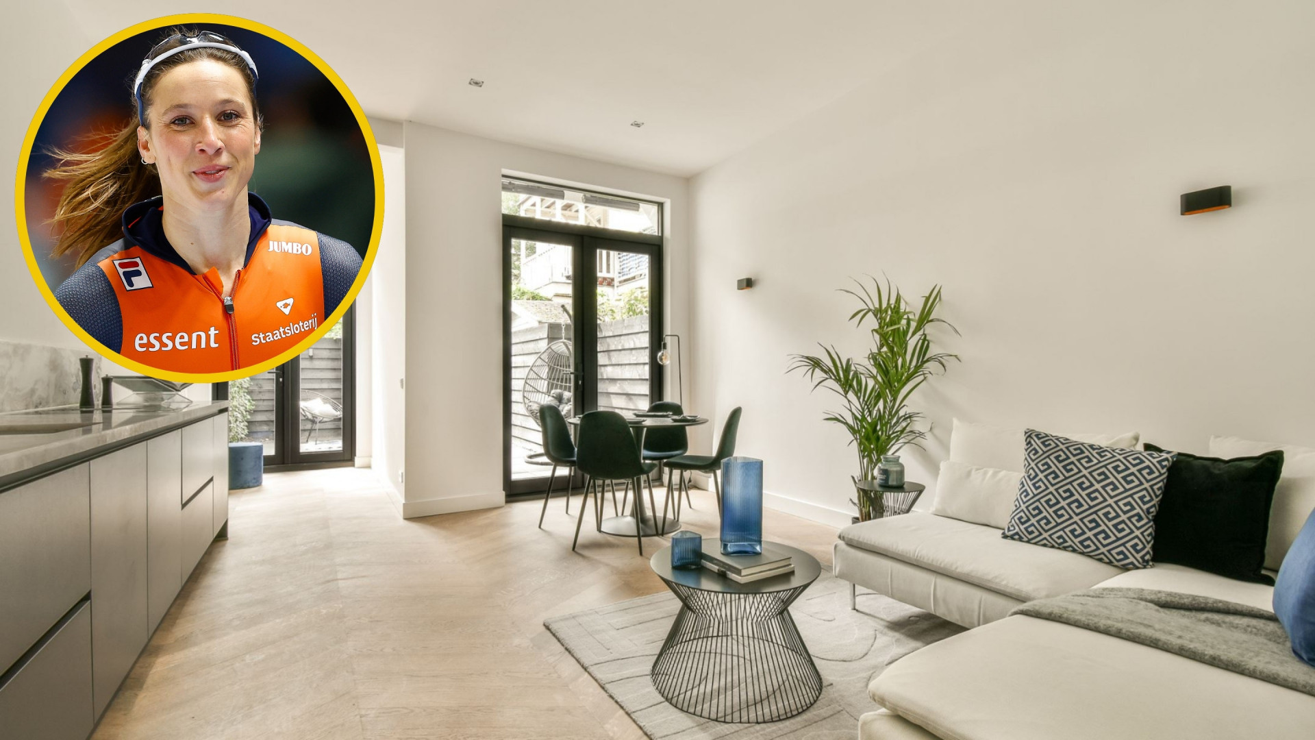 Topschaatster Suzanne Schulting heeft haar appartement in De Pijp verkocht. Zie foto’s