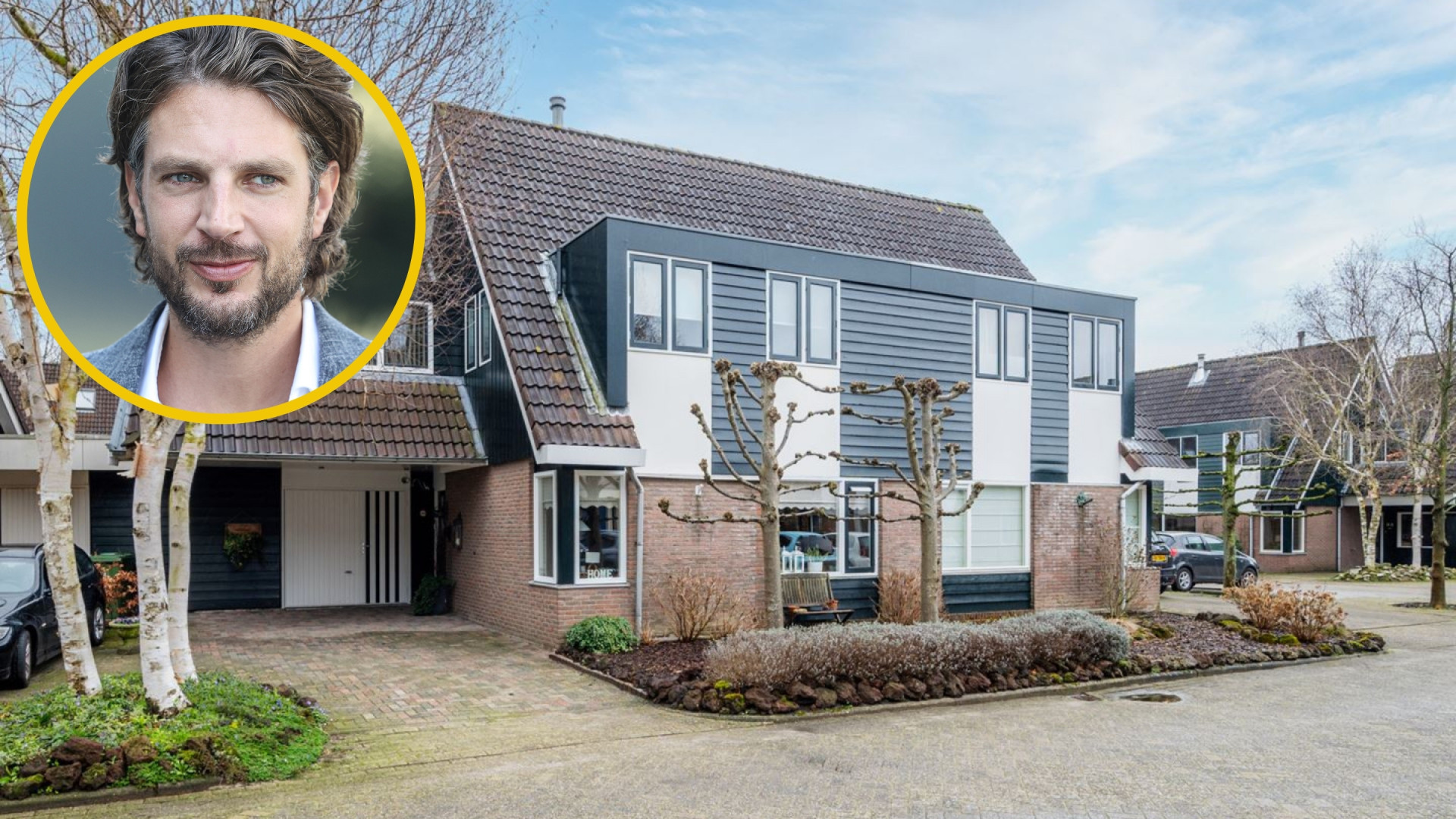 Hier houdt tv presentator Renze Klamer zich schuil. Zie de foto's