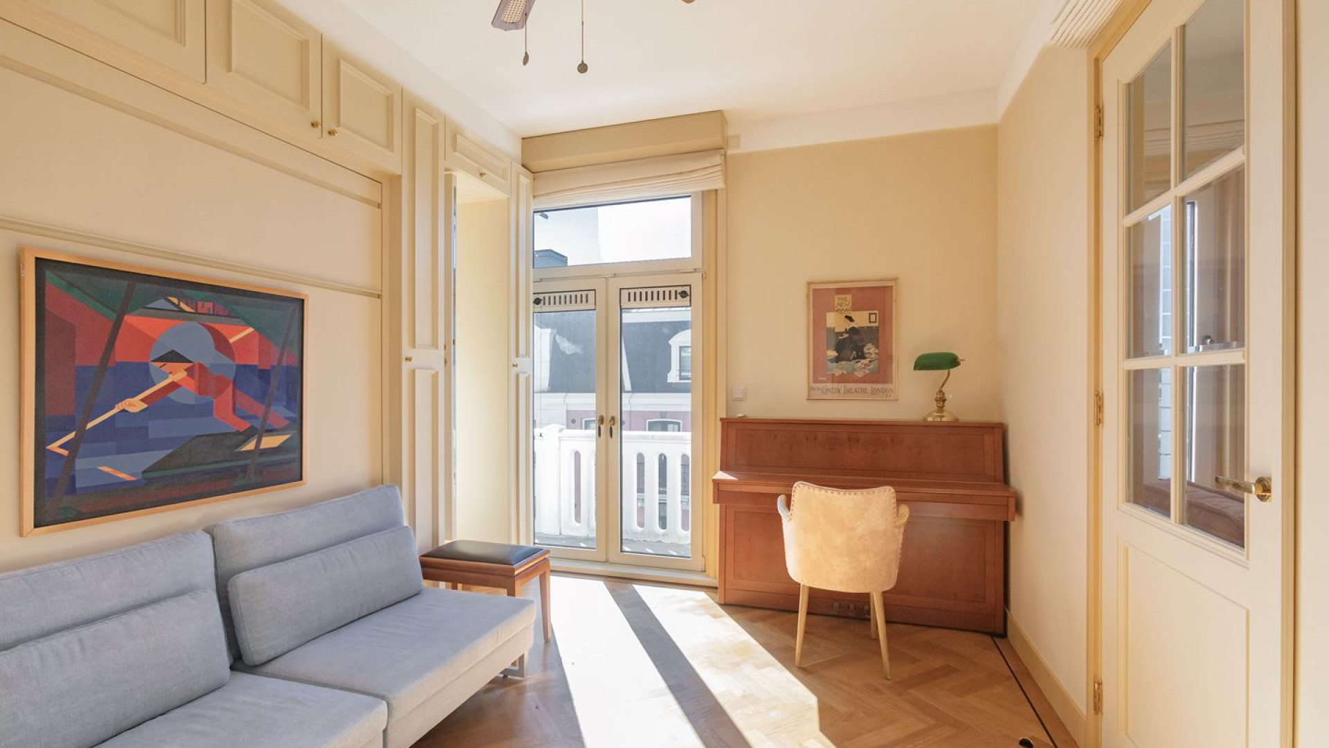 Filmproducent Rob Houwer zet zijn zeer luxe appartement in de PC Hooftstraat Amsterdam te koop. Zie foto's 14