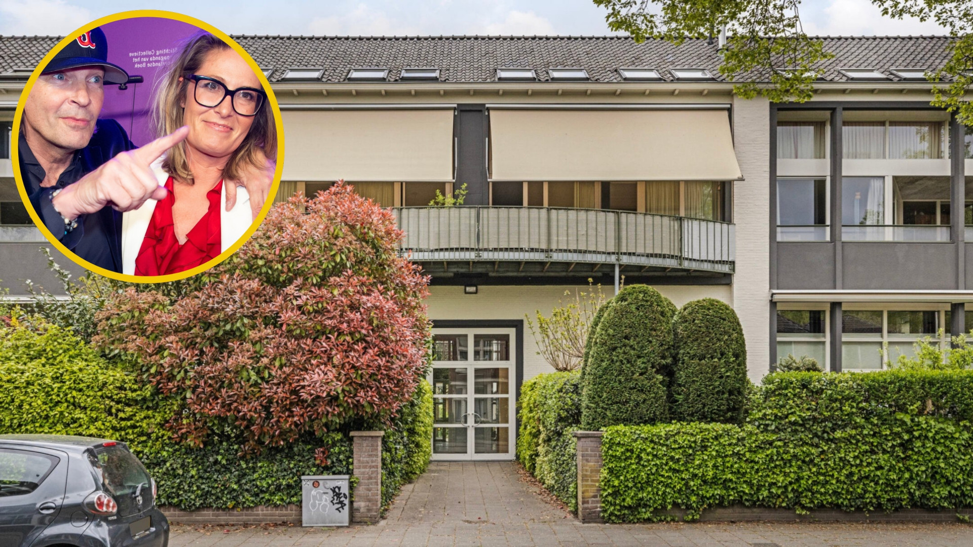 Matthijs van Nieuwkerk en zijn vrouw zetten hun woning te koop. Zie foto's 1