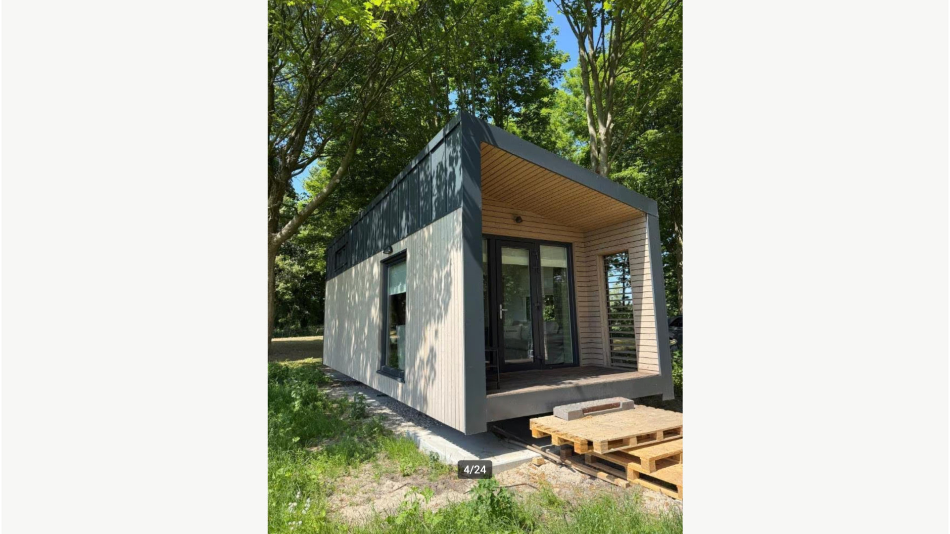 Maxime Meiland zet gedwongen haar Tiny House inclusief meubelen te koop. Zie foto's 5