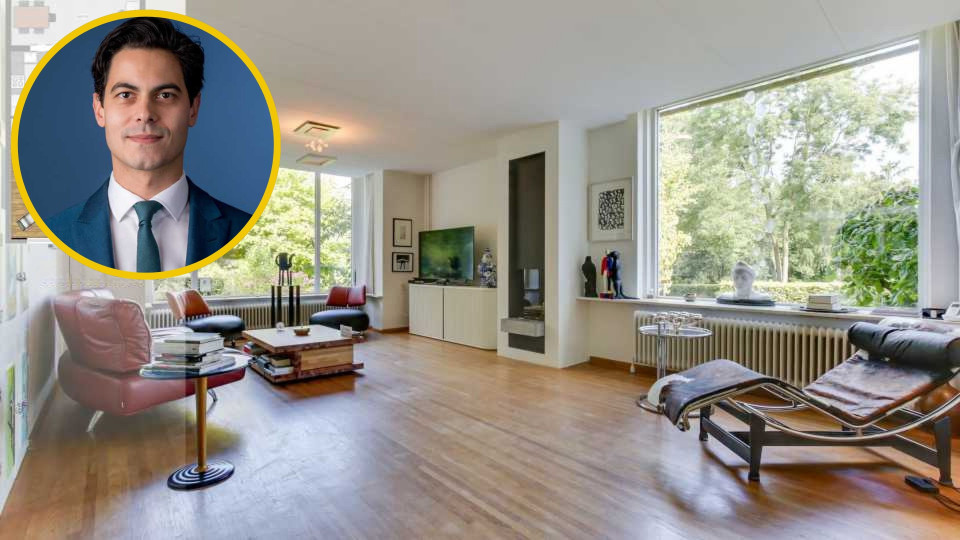 Zo heeft D66-leider en toekomstig premier Rob Jetten zijn woning ingericht. Zie foto's