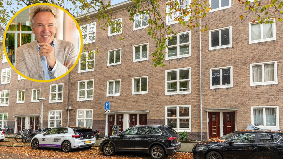 TV-presentator Tom Egbers zet zijn Amsterdamse appartement voor een zeer merkwaardige prijs te koop! Zie foto’s