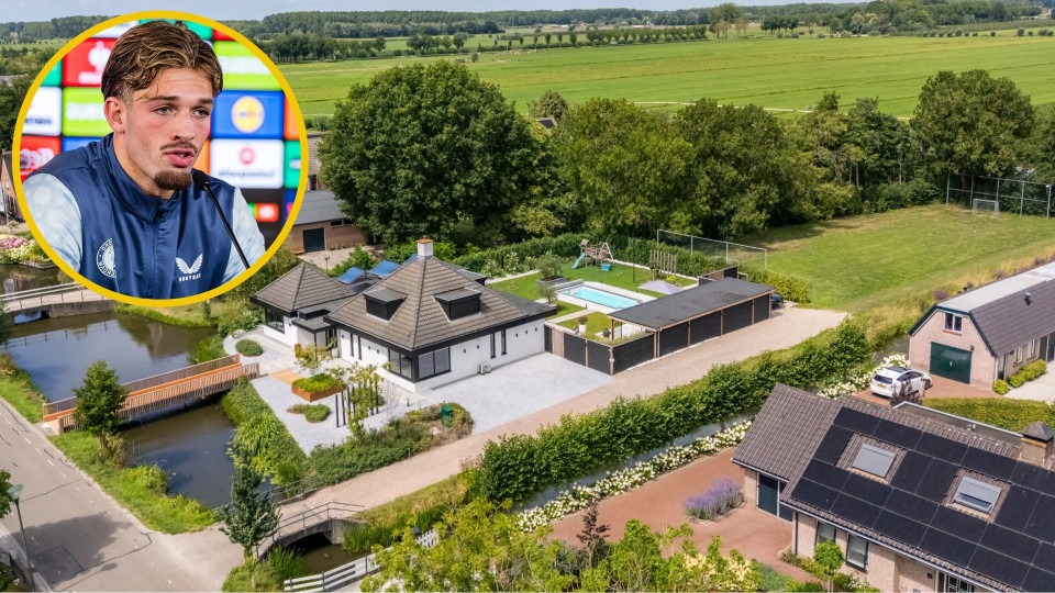 Binnenkijken in prachtige net gekochte villa met zwembad van Feyenoord-speler Luciano Valente. Zie foto’s