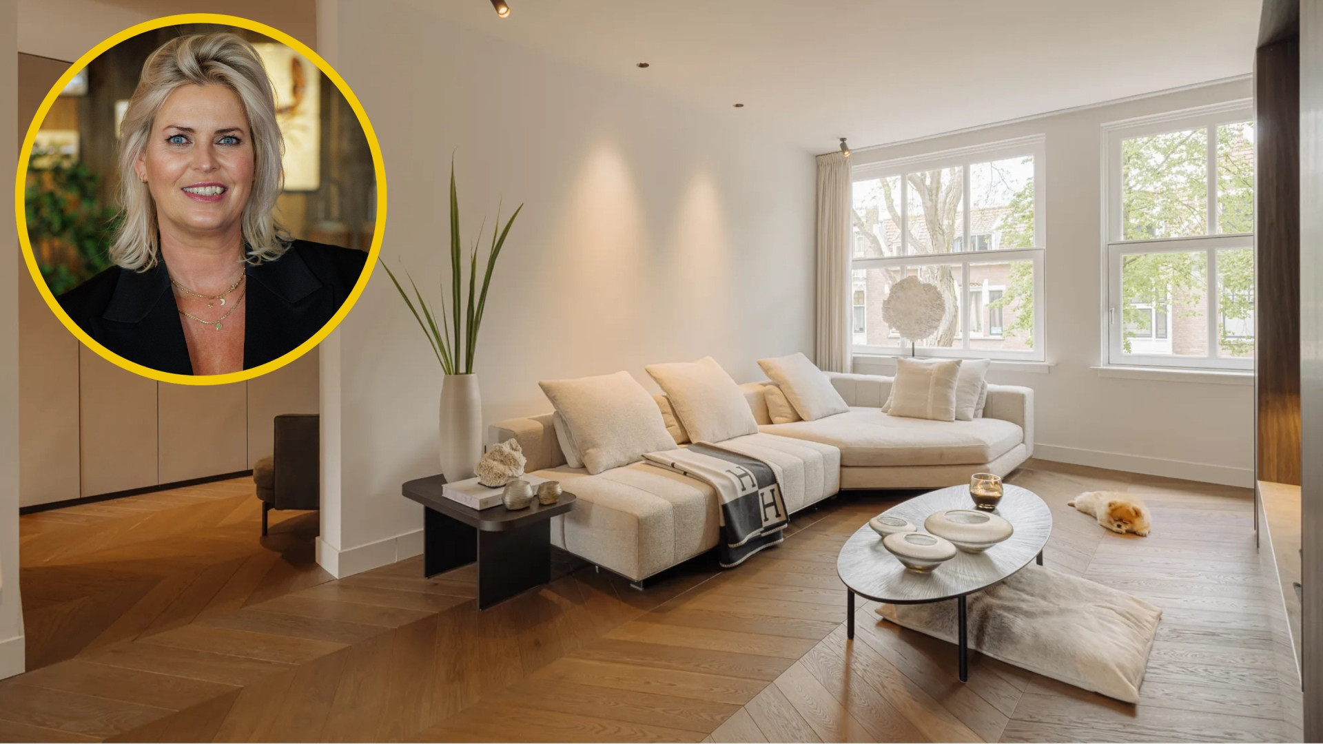 Binnenkijken in het nieuwe appartement van Antoinnette Scheulderman. Zie foto’s