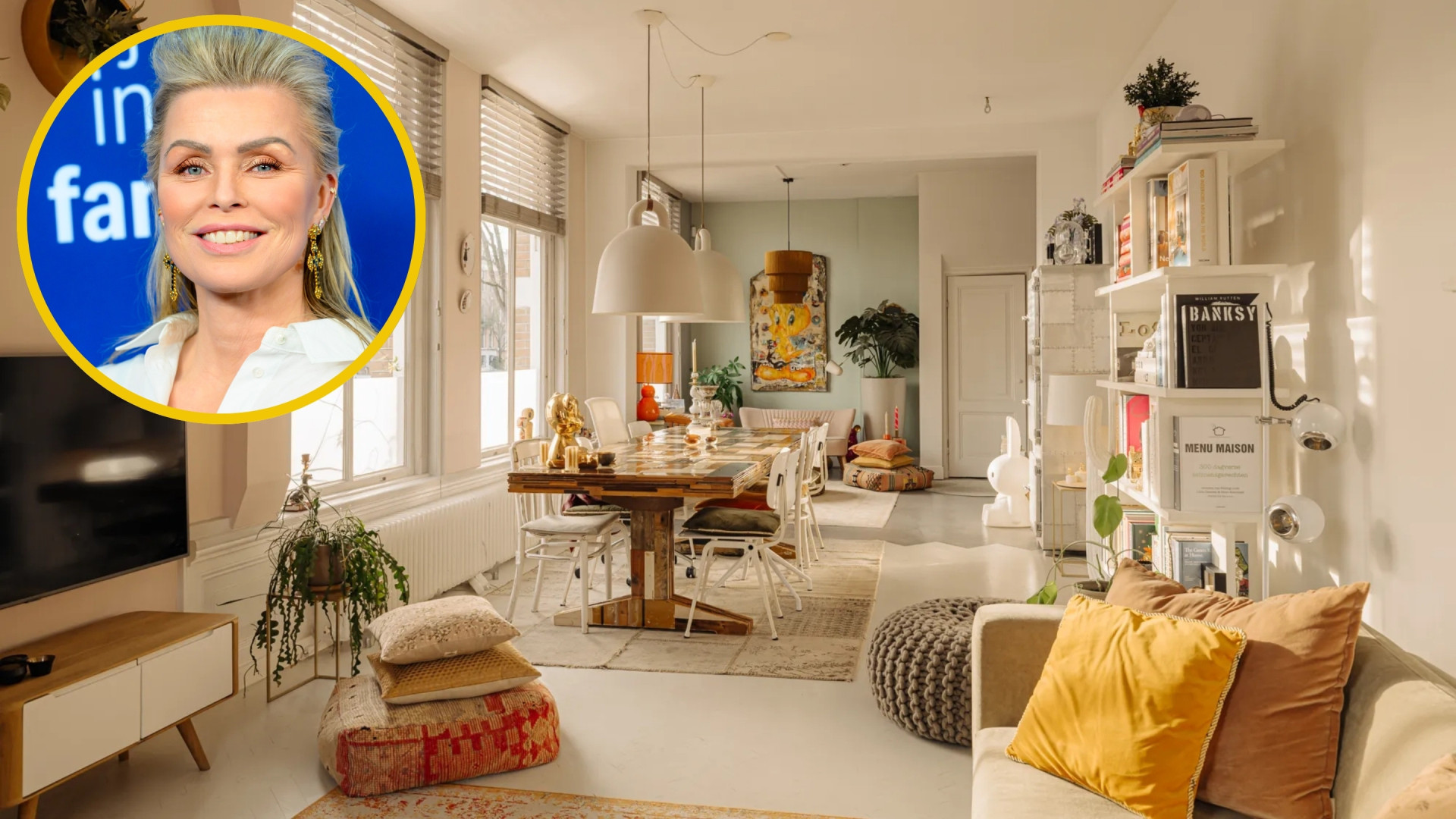 Zo maakte Bridget Maasland haar dubbele benedenhuis verkoopklaar! Kijk binnen