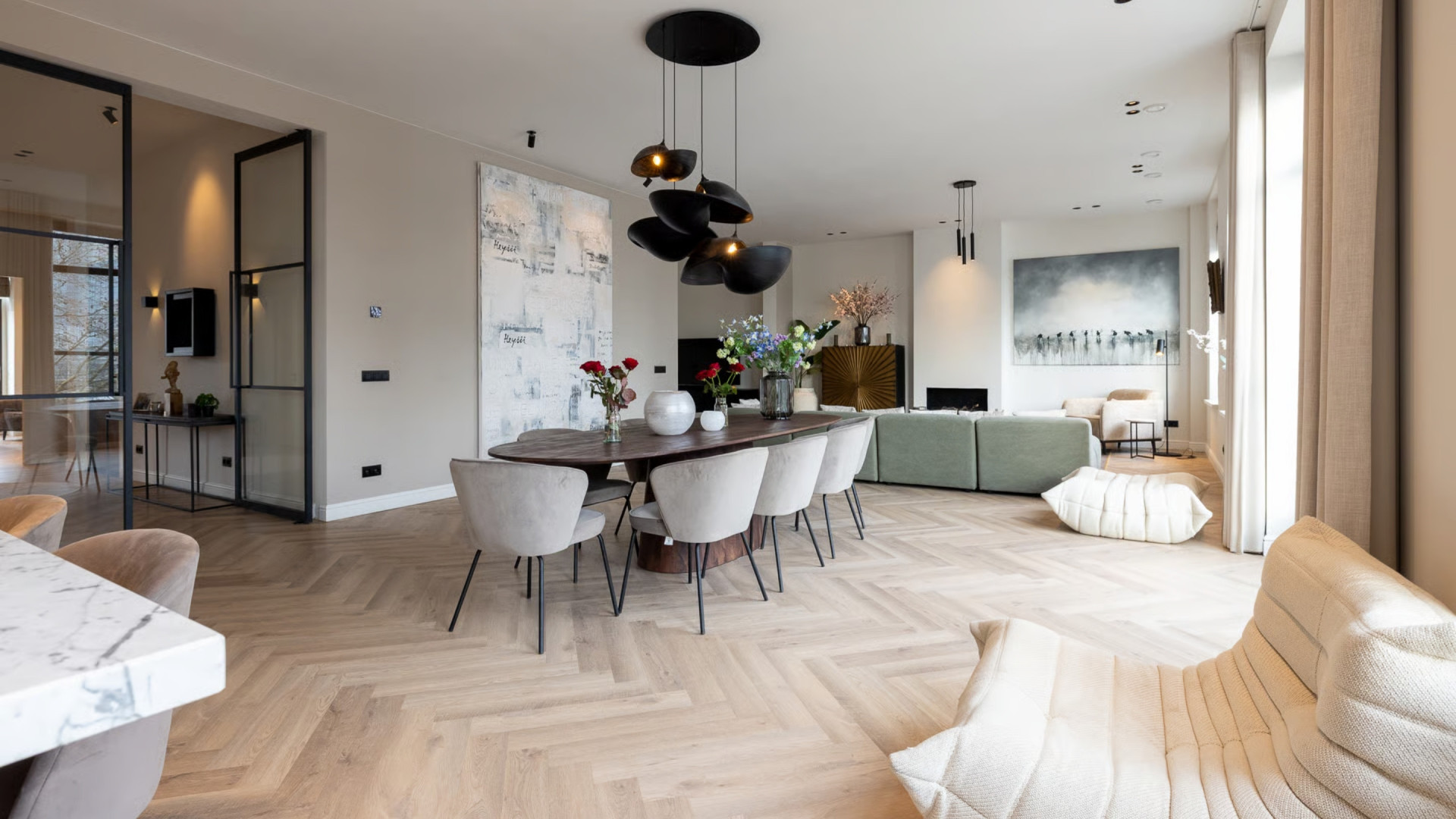 Erland Galjaard, echtgenoot van Wendy van Dijk, zet zijn luxe appartement aan de Maas in Rotterdam te koop. Zie foto’s 2