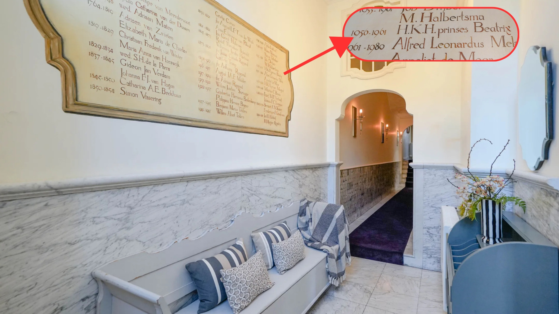 Voormalige studentenwoning prinses Beatrix nu te koop voor miljoenen euro's. Zie foto's 2