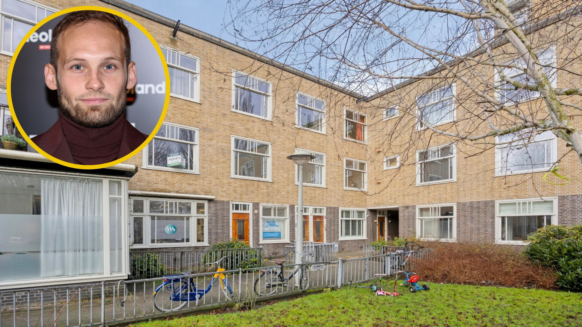 Voetballer Daley Blind zet zijn Amsterdamse appartement met forse winstpotentie te koop. Zie foto’s 1