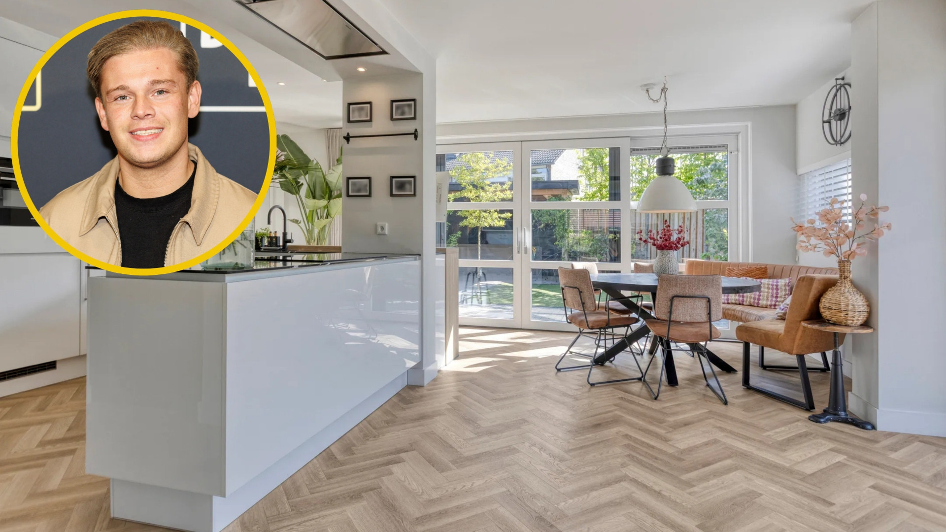 Roddelpraat-presentator Dennis Schouten koopt deze leuke eengezinswoning
