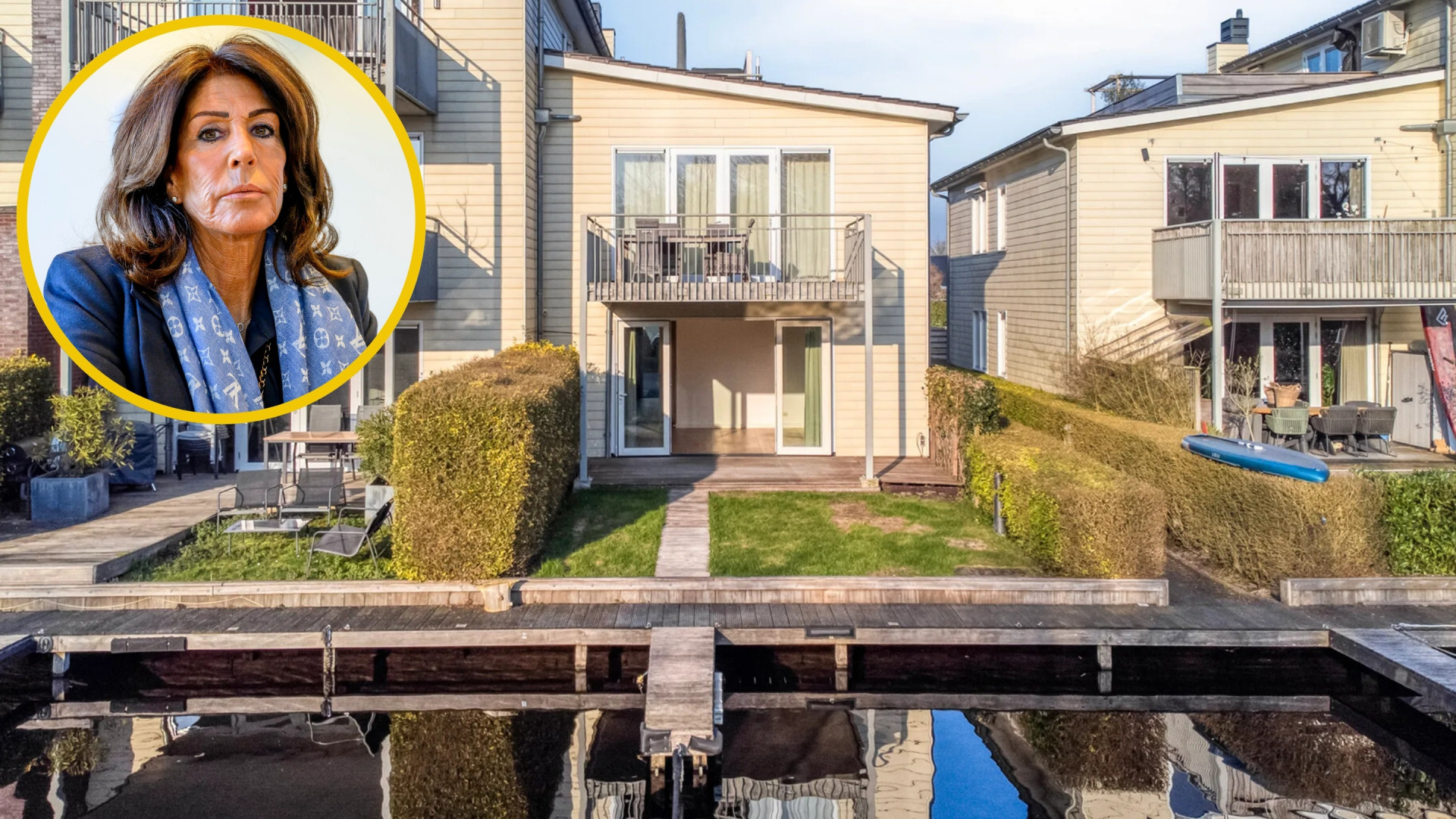 Rachel Hazes zet omstreden appartement aan de Vinkeveense Plassen te koop. Zie foto's 1