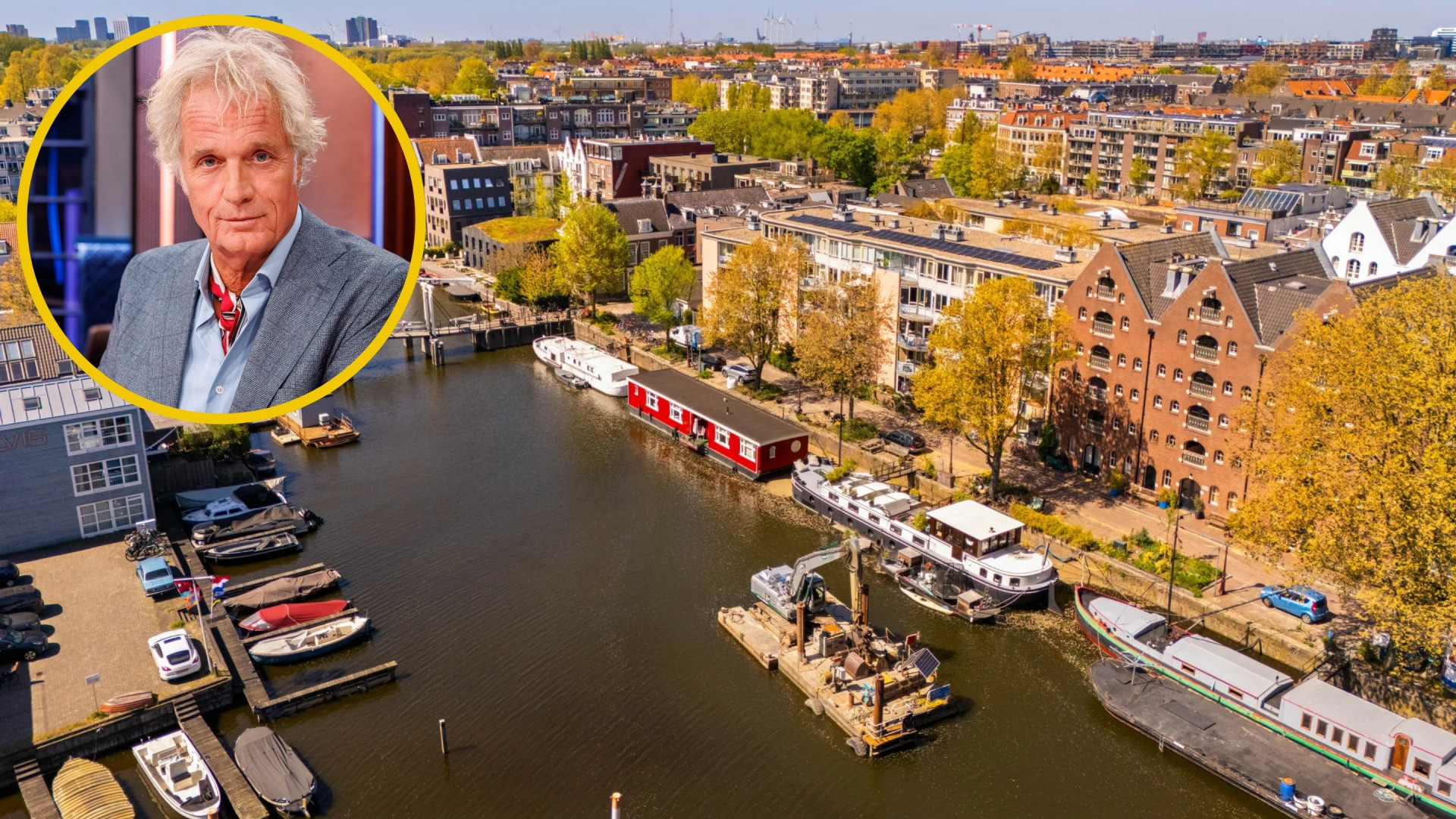 Jeroen Pauw zet zijn pand aan de Amsterdamse grachtengordel te koop. Zie foto's 1