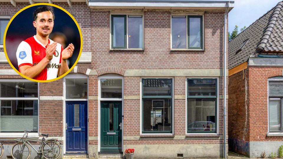 Feyenoord-speler Mats Deijl zet zijn benedenhuis in Deventer te koop. Zie foto's