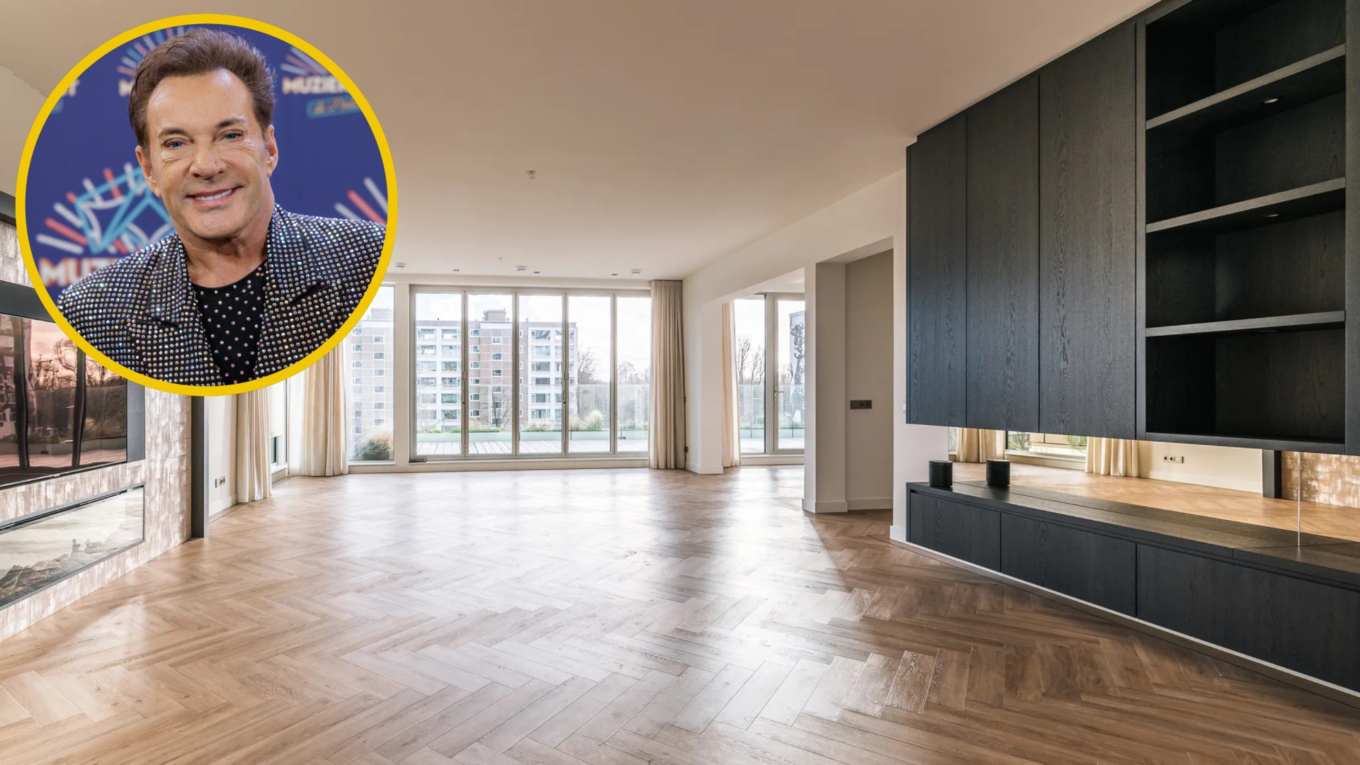Gerard Joling zet zijn luxe appartement in Amsterdam te huur voor 6.500 euro per maand. Zie foto's