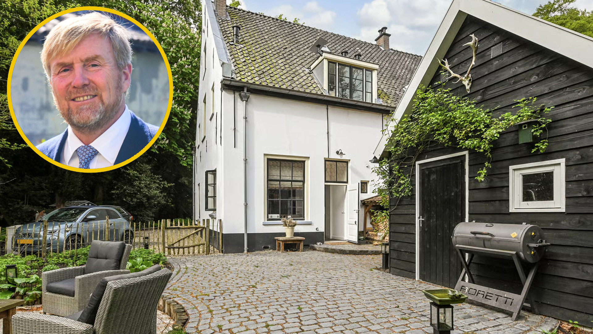 Koning Willem Alexander zet deze woning op zijn landgoed te koop. Zie alle foto’s 1