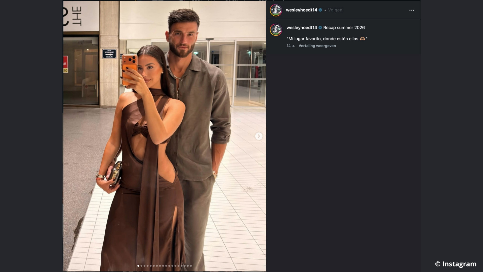 Adieu Emma! Wesley Hoedt onthult nieuwe liefde met romantische boodschap 2