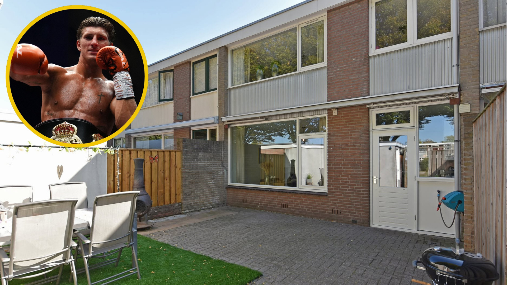 Zo woont bokser Gradus Kraus, de knock-out machine. Zie foto's