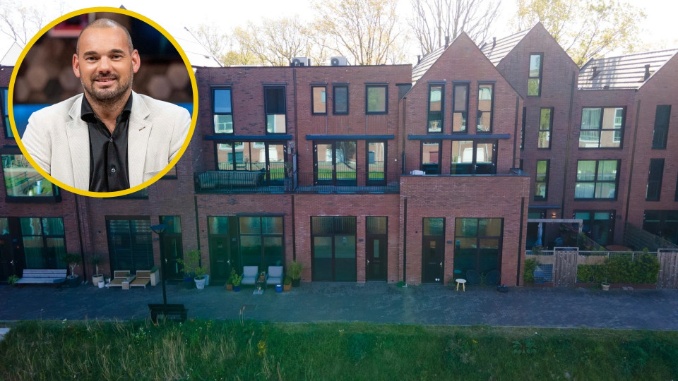 Wesley Sneijder verruilt luxe penthouse voor deze bijzondere waterwoning. Zie foto's