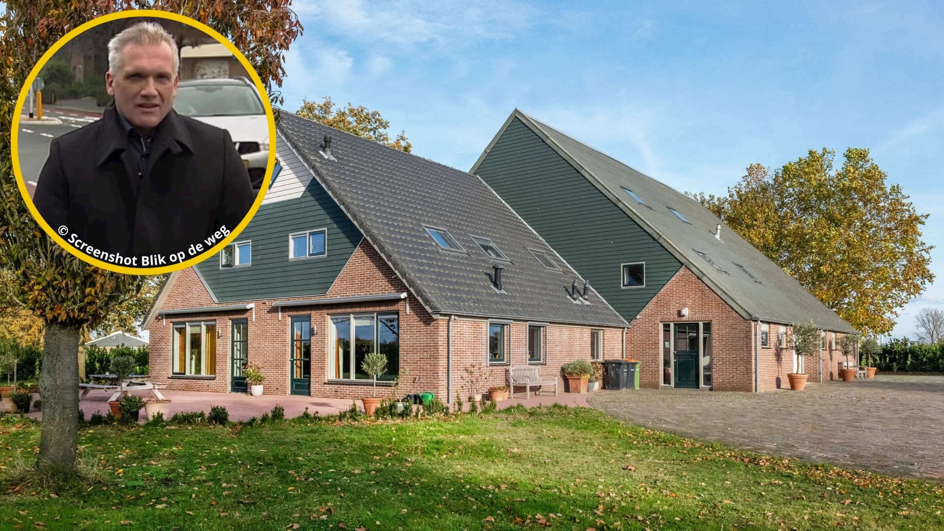 Voormalig Blik op de Weg-presentator Leo de Haas zet zijn woonboerderij te koop. Zie beelden