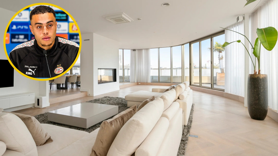 PSV-speler Sergiño Dest koopt dit exclusieve miljoenenpenthouse in Eindhoven. Zie foto’s