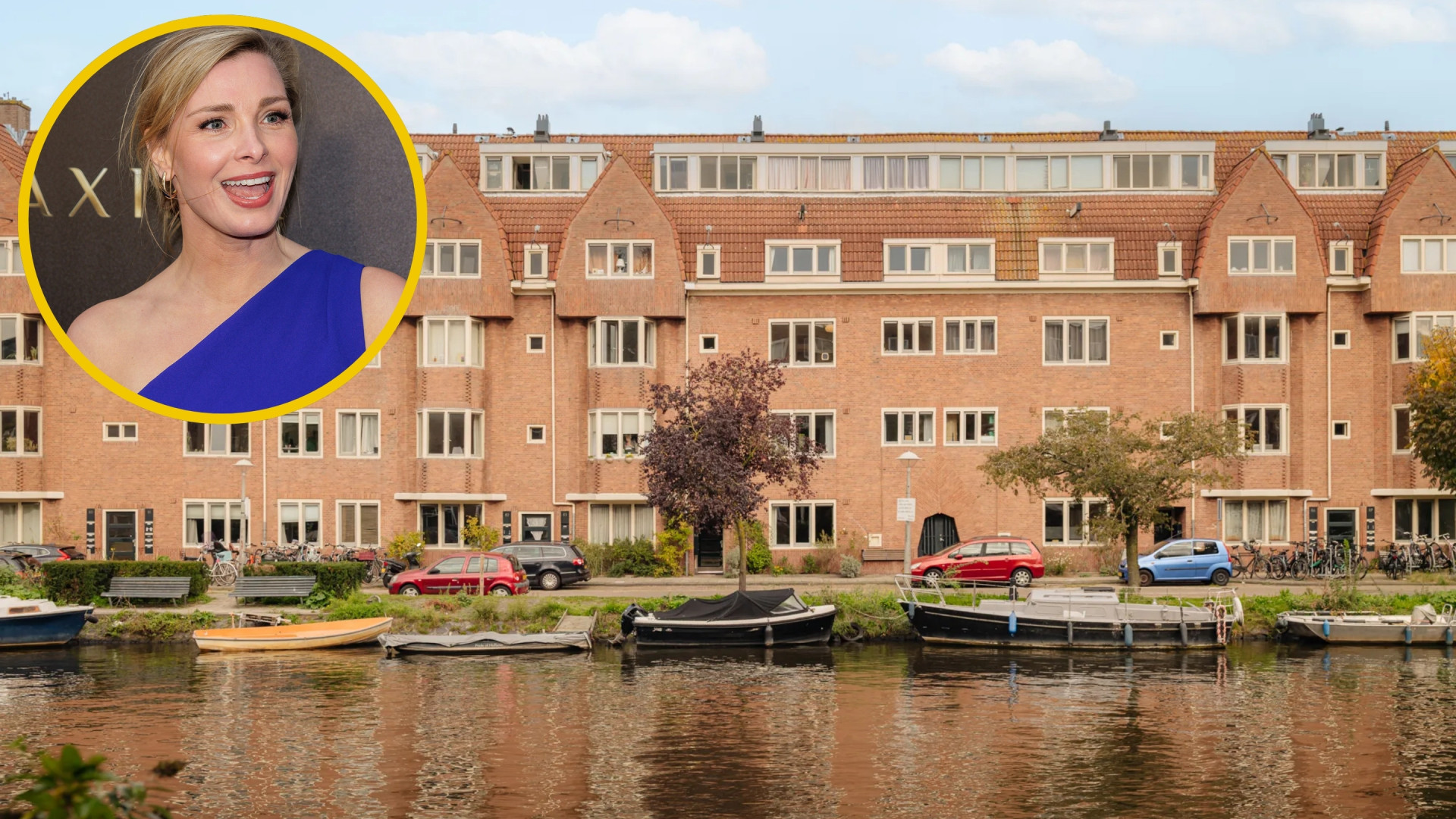 Tv-presentatrice Welmoed Sijtsma zet haar knusse woning aan het water te koop. Kijk binnen!