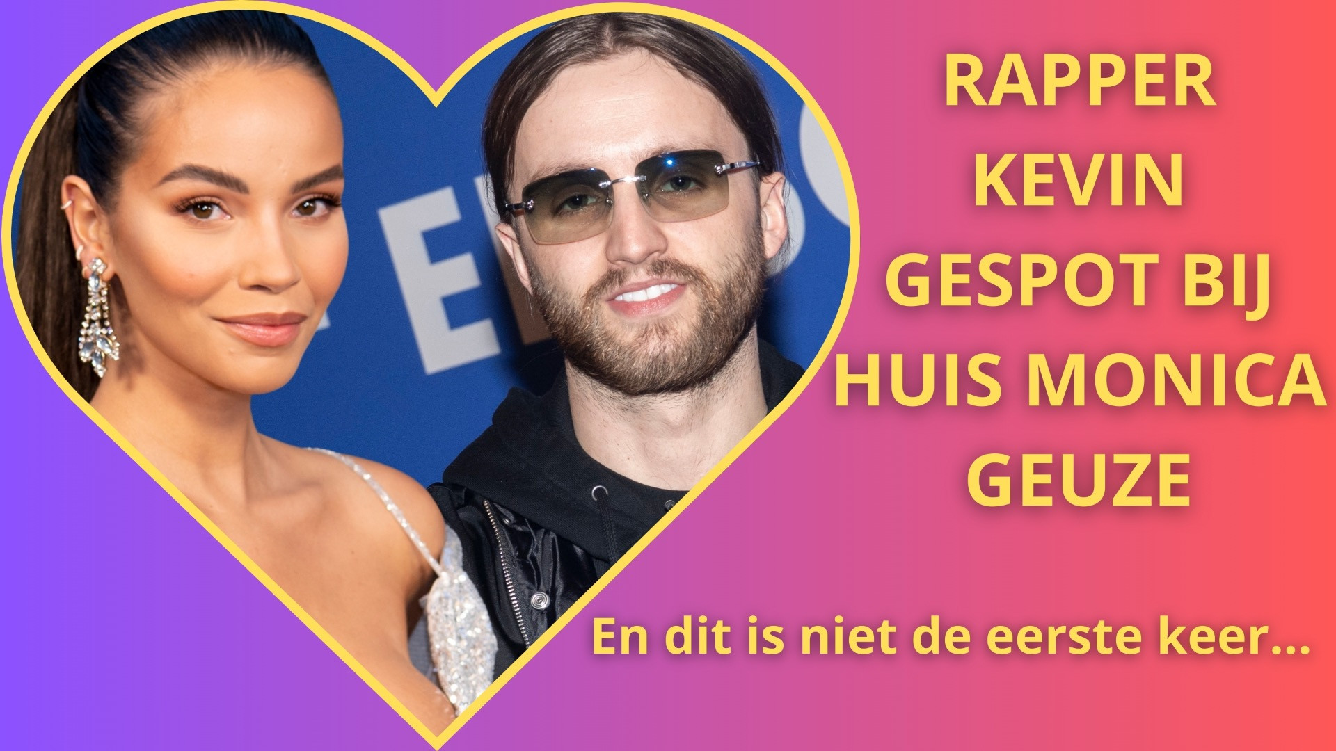 Liefdesgeruchten rond Monica Geuze en rapper Kevin stapelen zich op