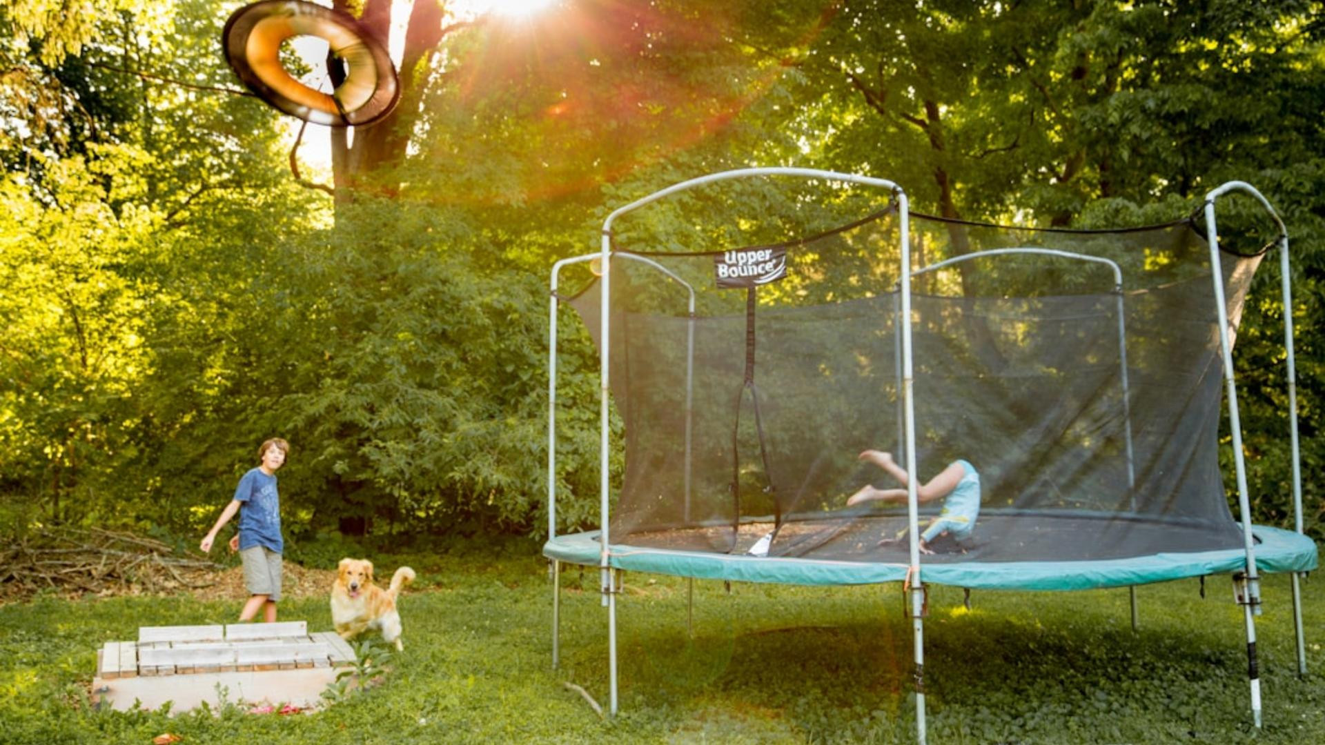 Maak van je tuin een speelparadijs met een trampoline