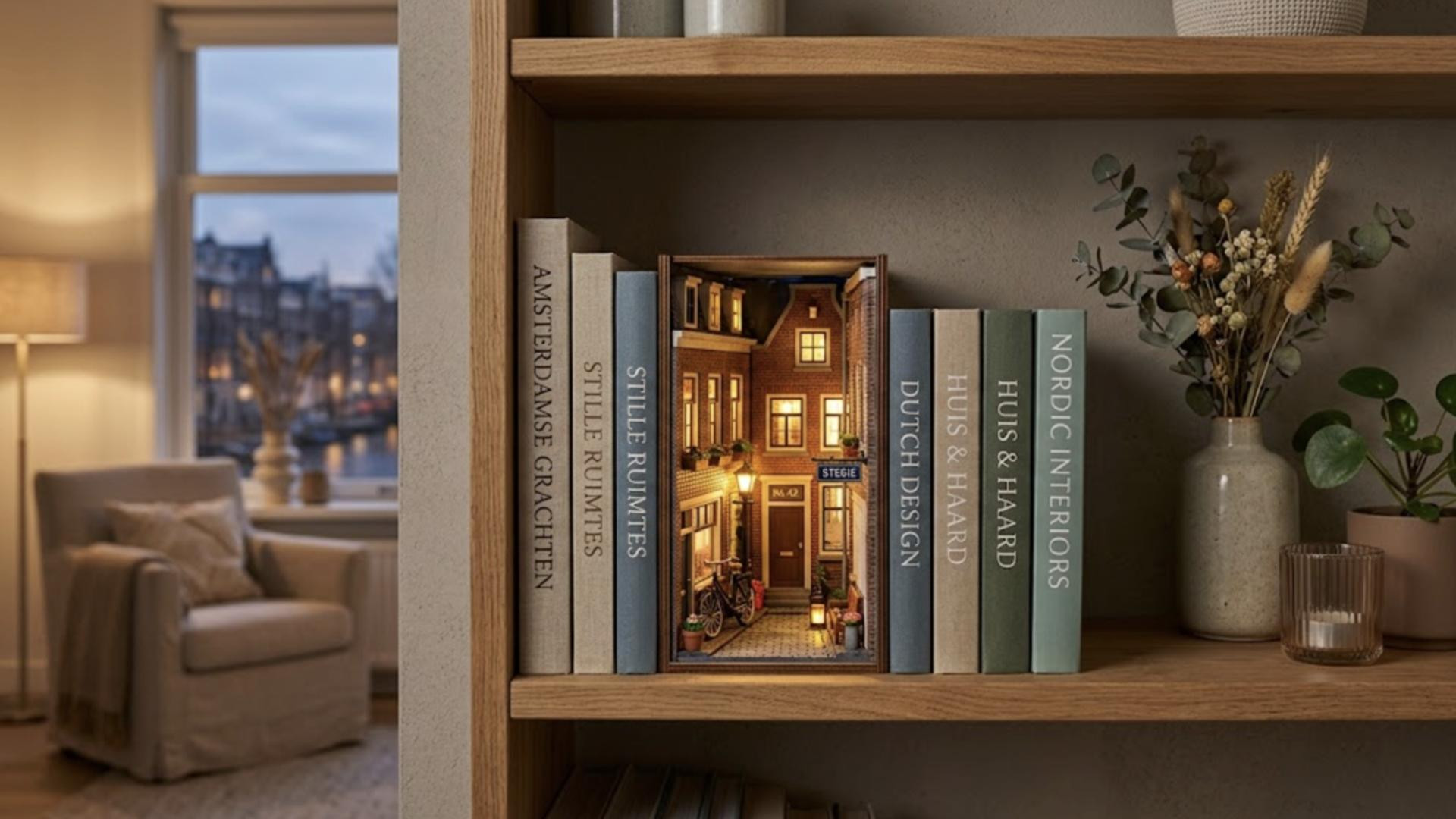 Dit piepkleine pand staat gewoon tussen je boeken. Zie hoe het werkt